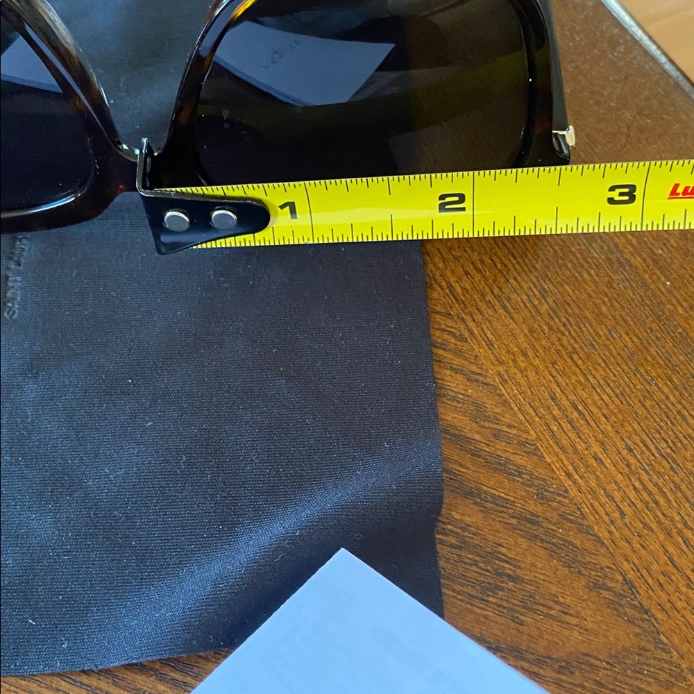 Authentic Saint Laurent Tortoise Shell Sunglasses - image 7